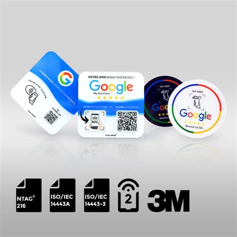 NTAG®216 Google Review Sticker 